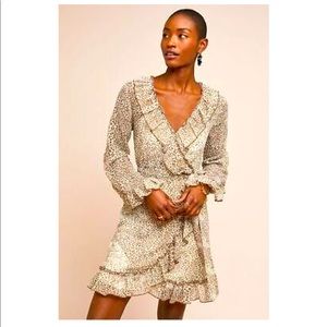 Ranna Gill Leopard Wrap Dress